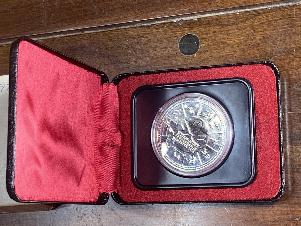 1978 Canada Edmonton Commonwealth Games Specimen Silver Dollar