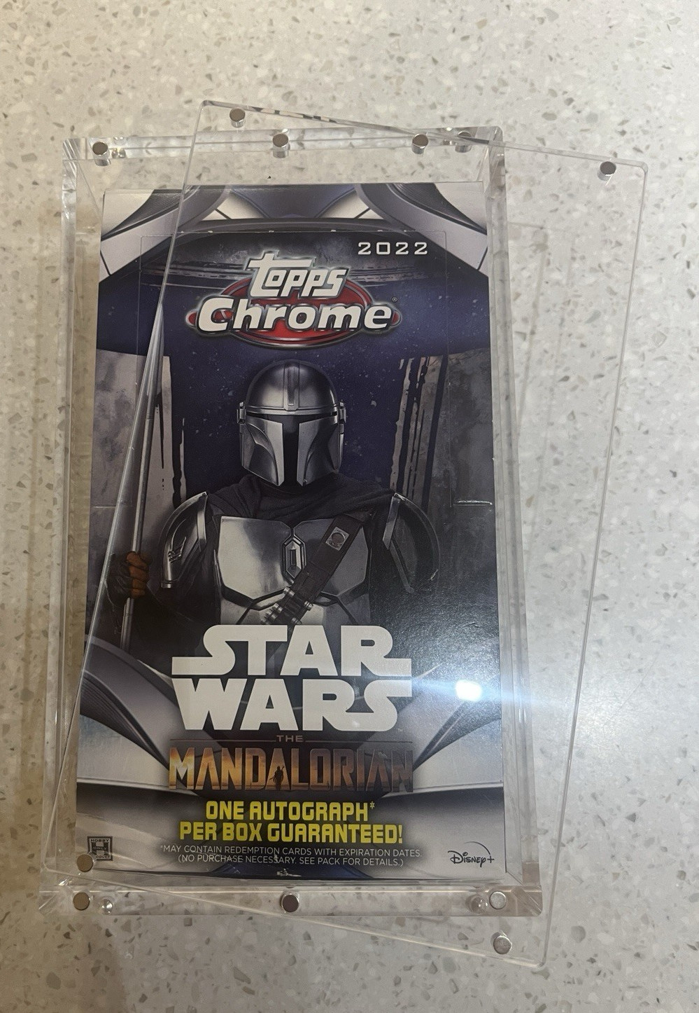 Acrylic Display Case Magnetic FITS 2021 Topps Chrome Star Wars GALAXY Hobby Box