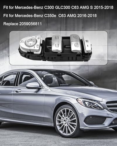 Master Power Window Switch Front Left Driver Side Replace 2059056811, Electric