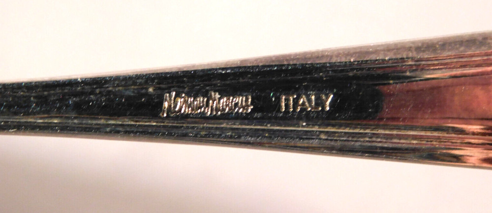 Neiman Marcus 3-Piece Silver Plated Mini Flatware Serving Set Italy