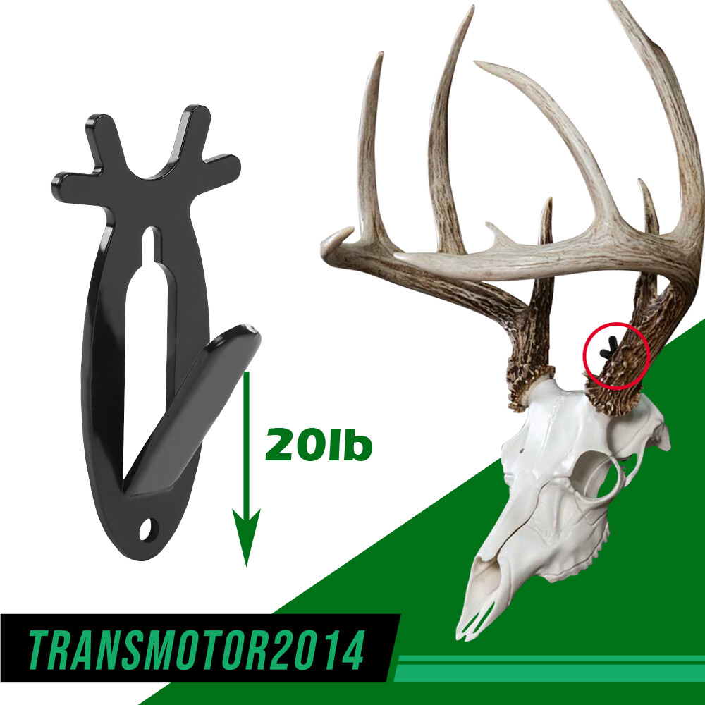 5Pcs European Mount Skull Wall Hanger Hook Deer Antelope Antler Mount Bracket