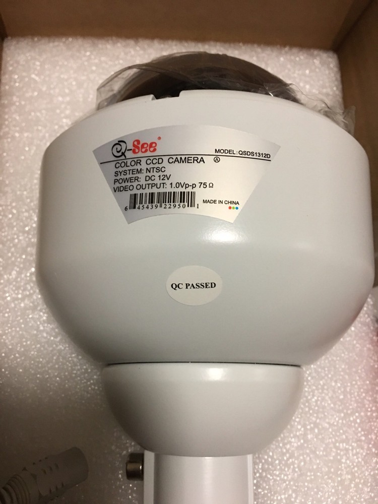 Q SEE Digital Color CCD Camera Model QSDS1312D Security Camera
