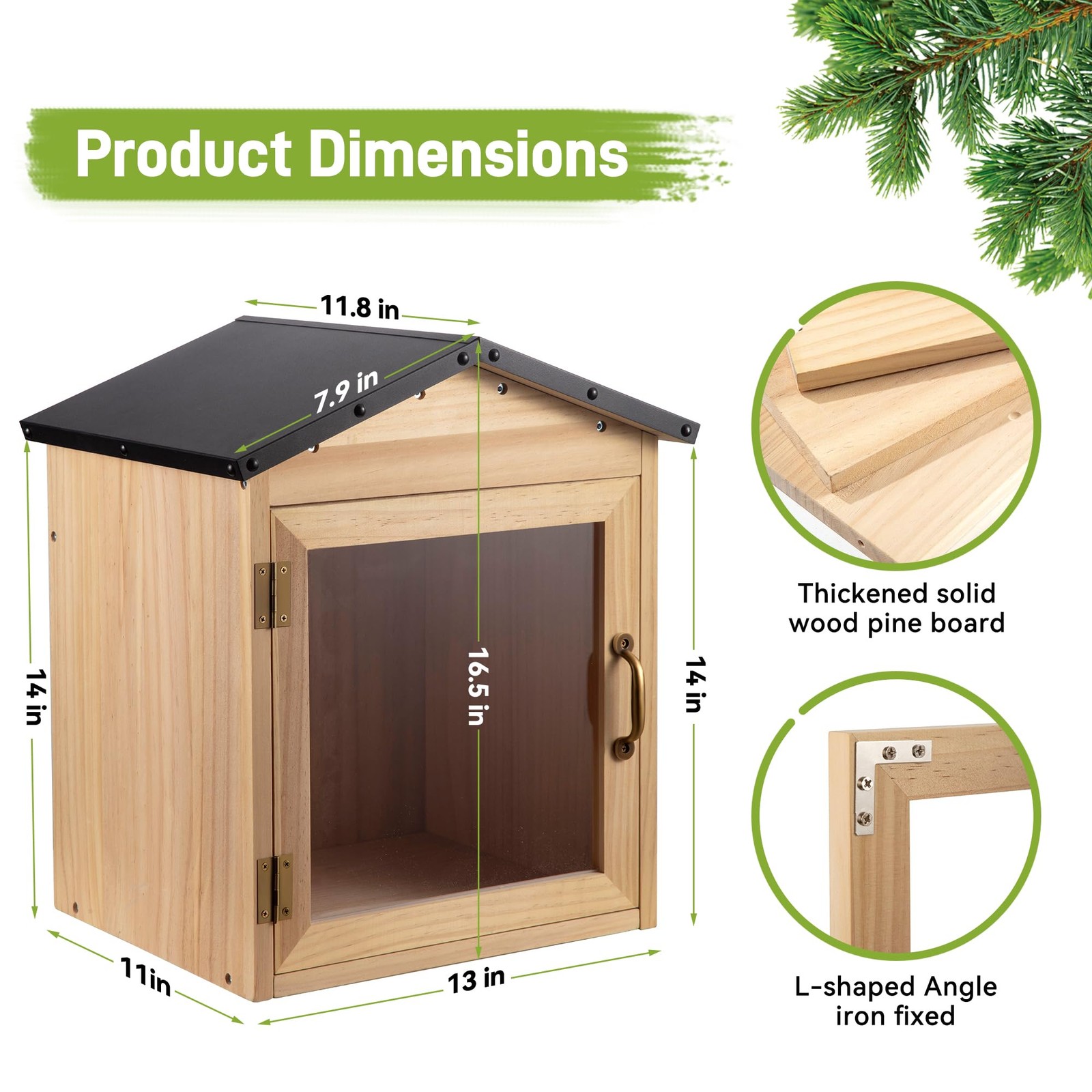 Little Library Box Outdoor - Free Library Kit for Sharing Books, Literature, ...