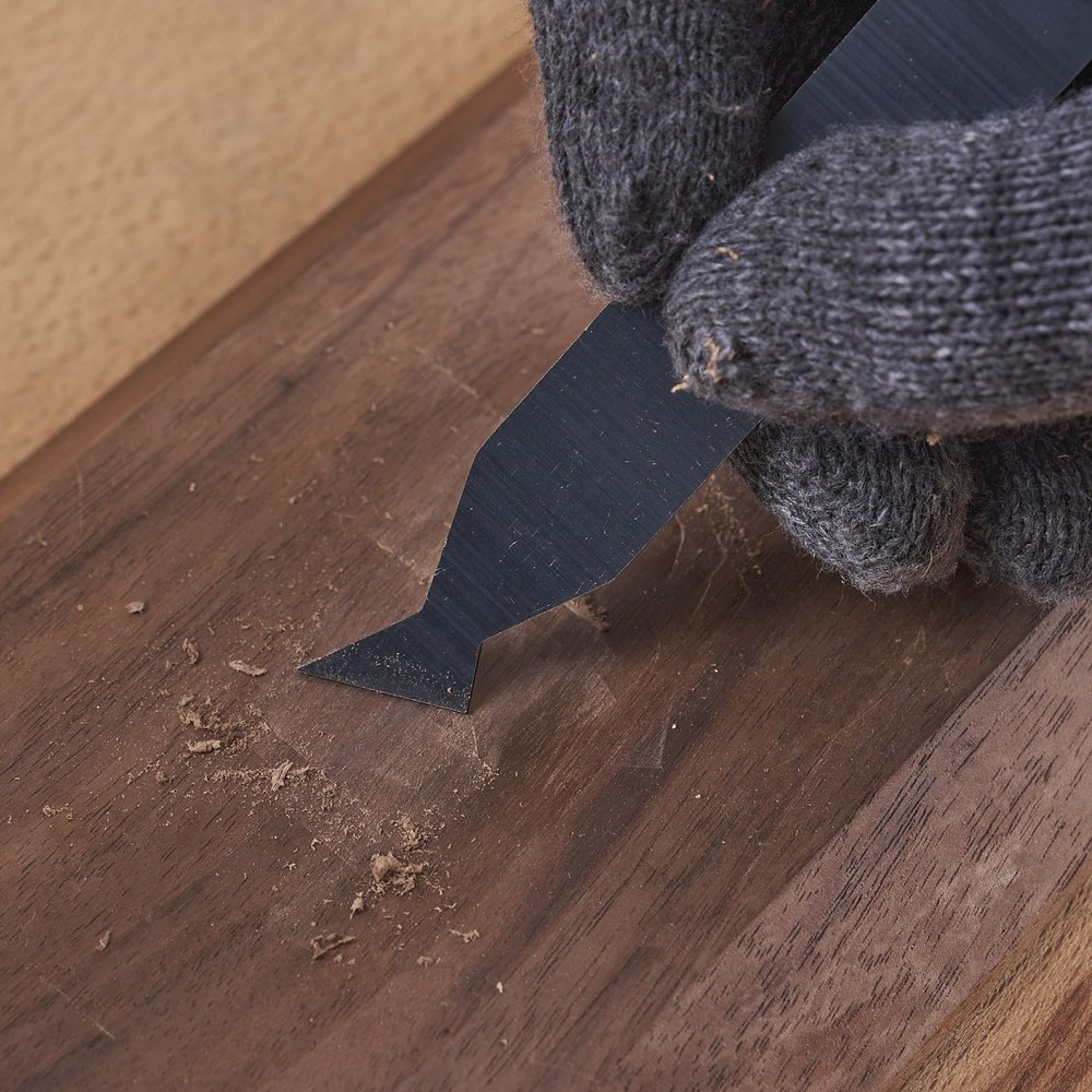 Cabinet Scraper Set & Burnisher Tool Multi-Shape Card Scraper Kit HTCSCS13 13pc