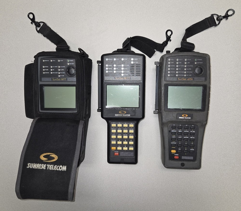 Sunrise Telecom SunSet MTT Cable Tester Analyzers