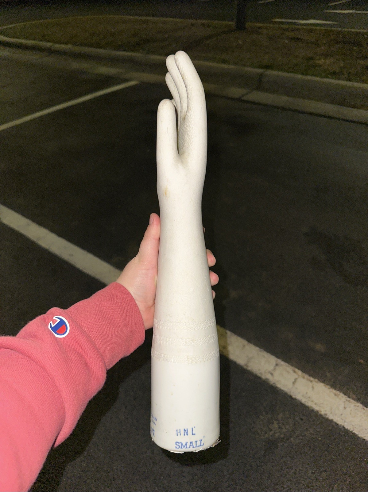 Vintage Porcelain Industrial Glove Mold from General Porcelain in Trenton NJ