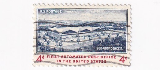 STAMP SCOTT 1164 "First Automated Post Office" 4 CENT 1960 USED - D