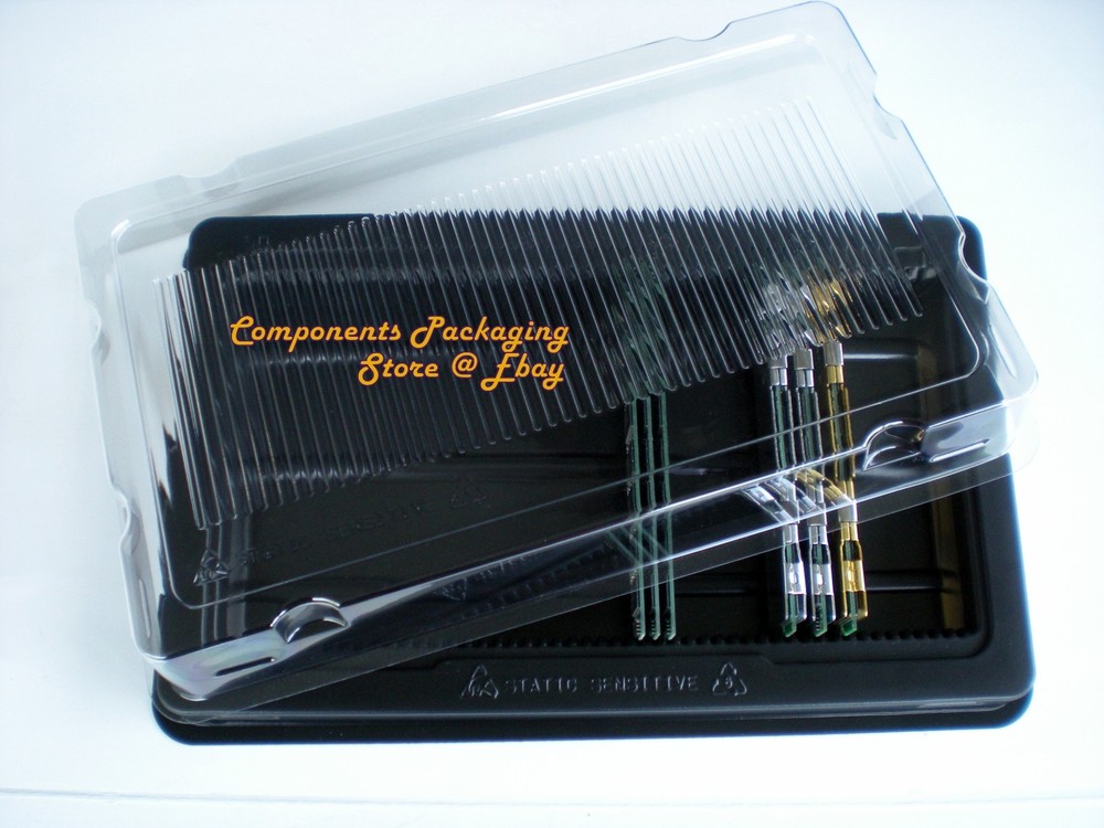 Server RAM DRAM Packaging Tray Box for DDR DIMM Memory Modules - 20 Fits 1000