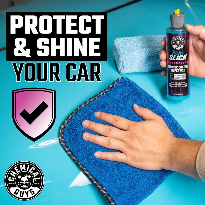 Hydroslick Ceramic Coating Kit Hyper Shine Easy Apply Water Beading Protection