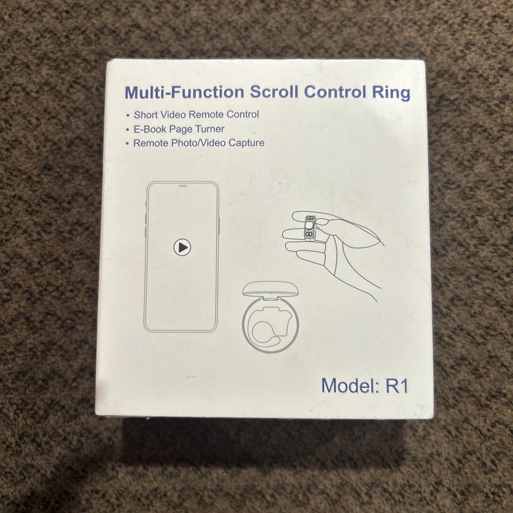 Multi-Function Scroll Control Ring - Color Black- New Open Box