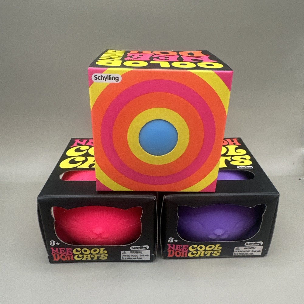 NeeDoh Cool Cat and Color Change Bundle