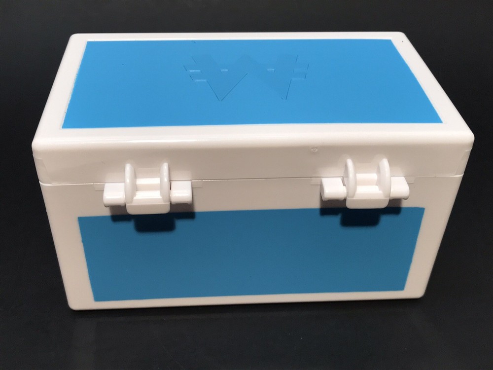 Blue Monopoly Surprise Community Chest Box EMPTY