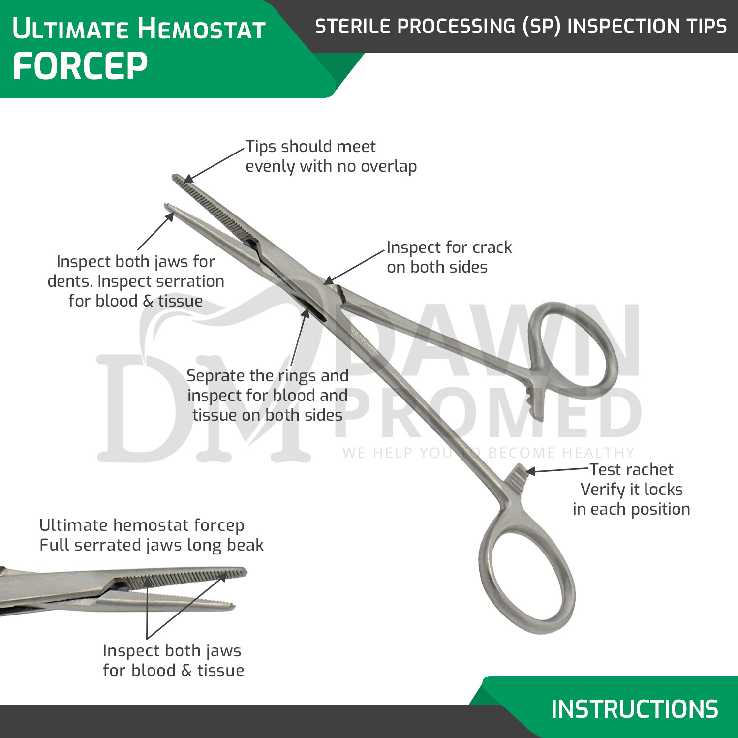 10 Pcs Mosquito Hemostat Locking Forceps 5" Curved & Straight Surgical German GR