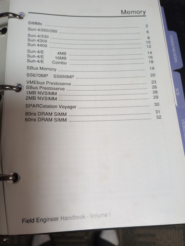 Sun Microsystem Field Engineer Handbook Vol 1