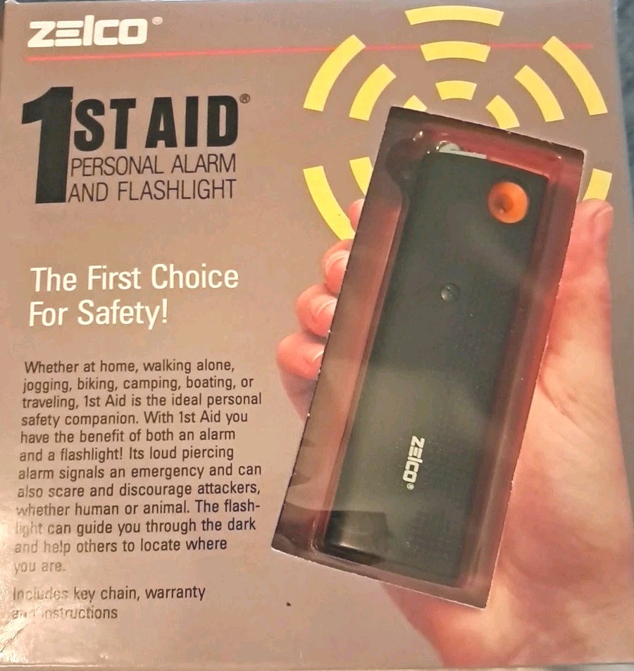 Zelco 1ST AID PERSONAL ALARM / FLASHLIGHT