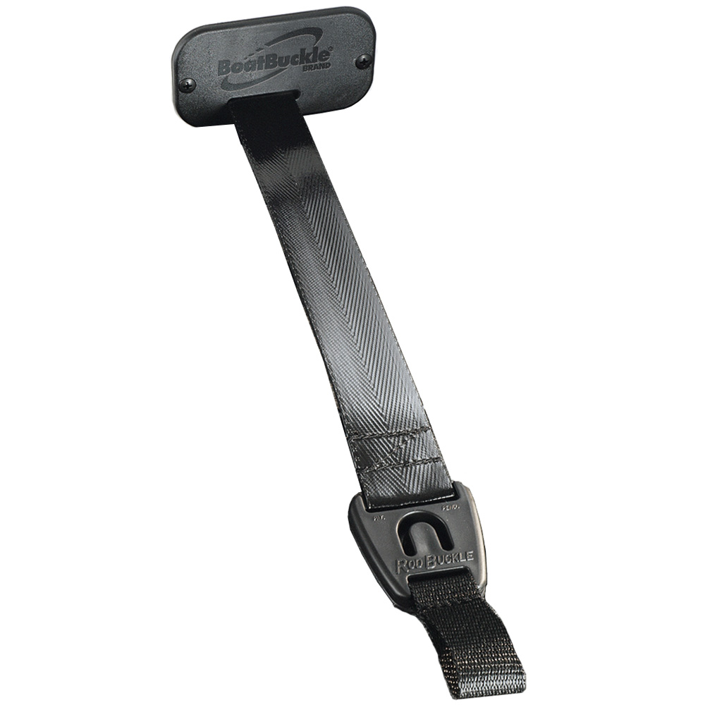 BoatBuckle RodBuckle Gunwale/Deck Mount Retractable Rod Hold-Down System