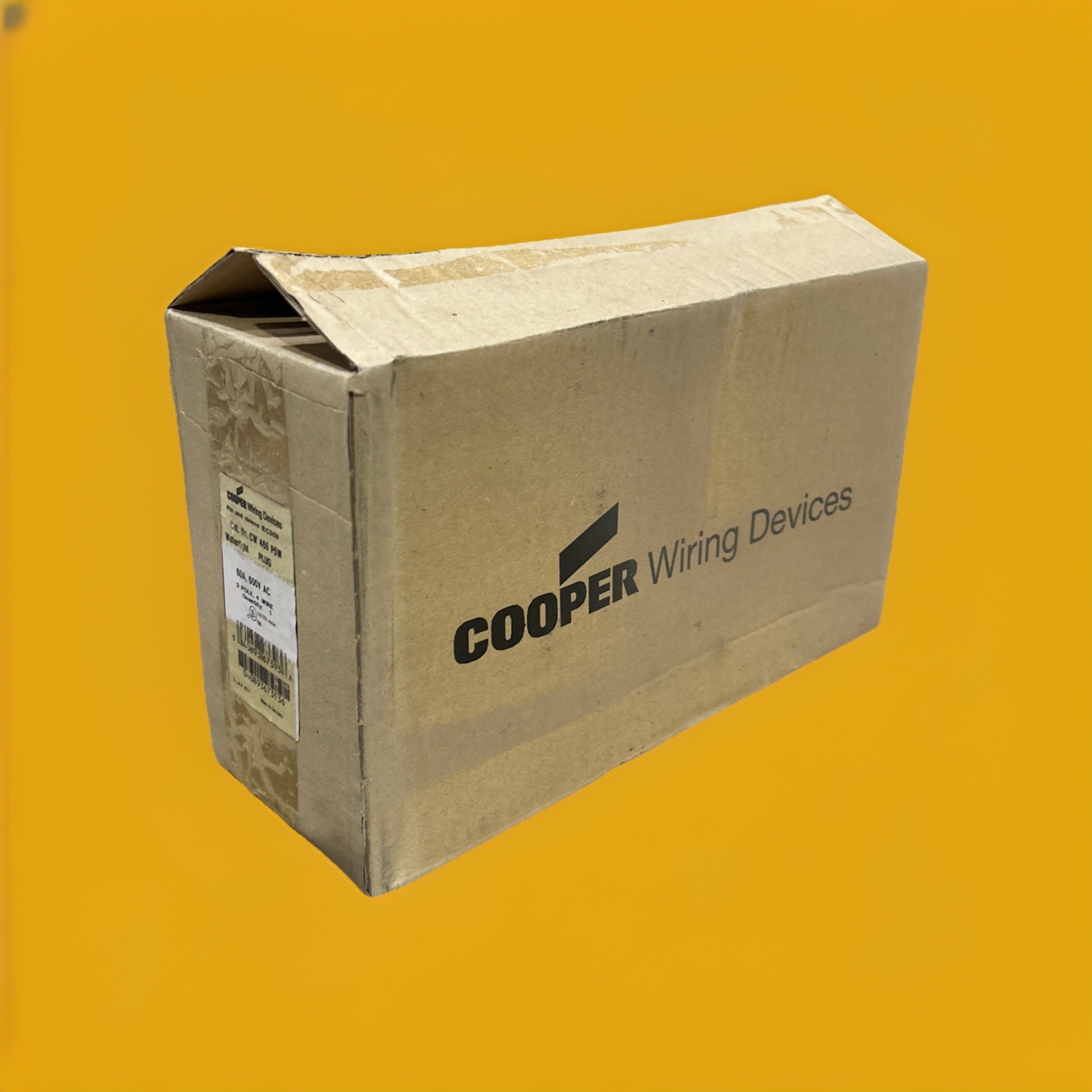 🔥Cooper CW460P5W Watertight Pin & Sleeve Plug 60A 600V 3-Pole ~ 1 Unit