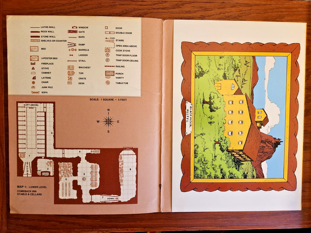DA1 Adventures in Blackmoor module D&D TSR Basic Dungeons Dragons BECMI 1986