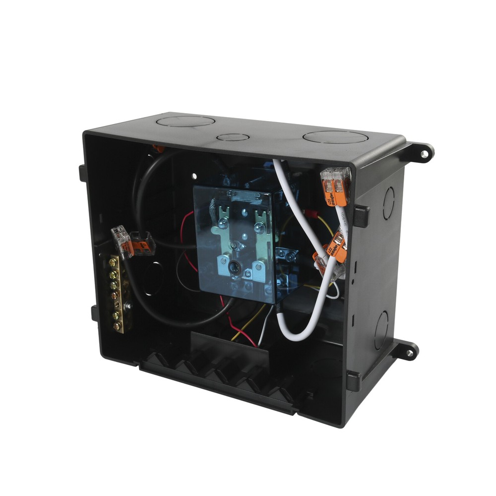 For Inverter TS-30 30 Amp Automatic Transfer Switch Black