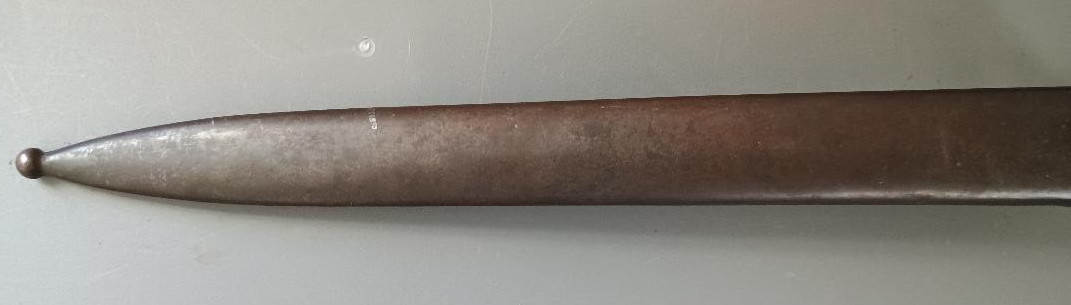 US M1892 KRAG BAYONET AND SCABBARD DATED 1902 VERY GOOD