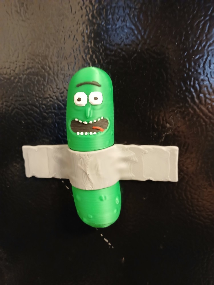 Pickle Rick Fridge Magnet