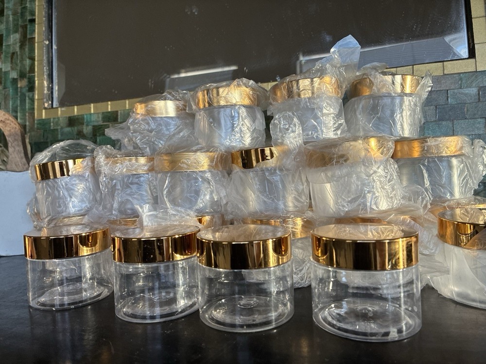 Plastic Containers with Lids 30-1.5oz Small Plastic Containers