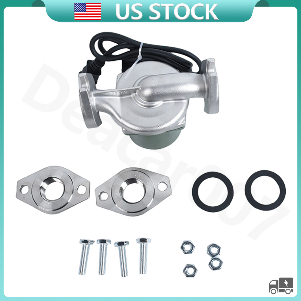 Stainless Steel Circulator Pump 115V 1/25hp For Hardy Boiler Taco 008-SF6 US