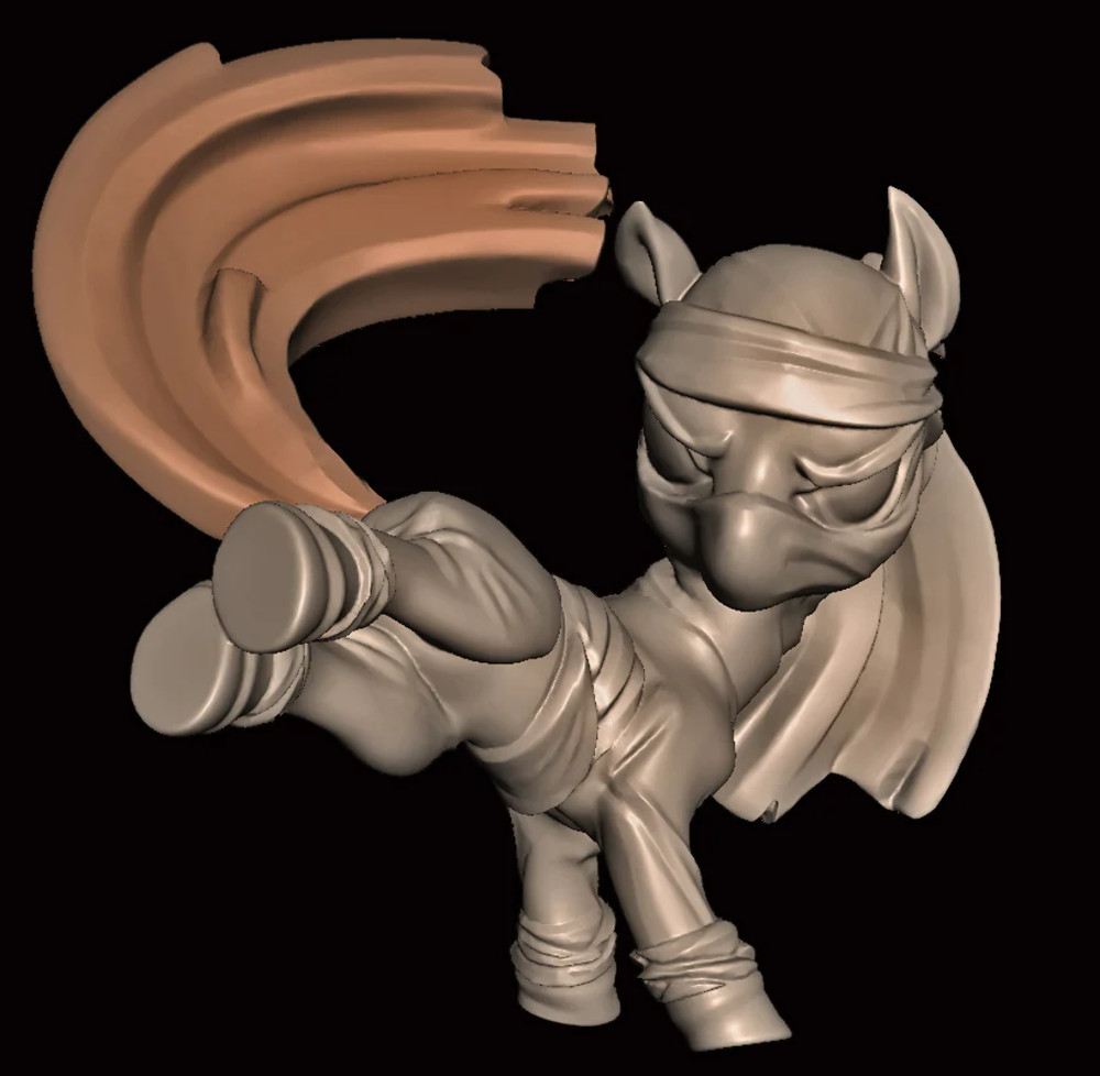 Chibi Ninja Pony