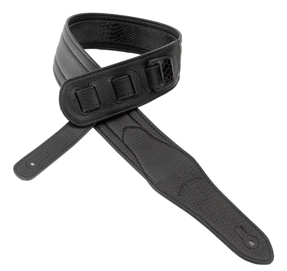 Walker & Williams SF-06 Black Snake Pattern Strap with Snakehead