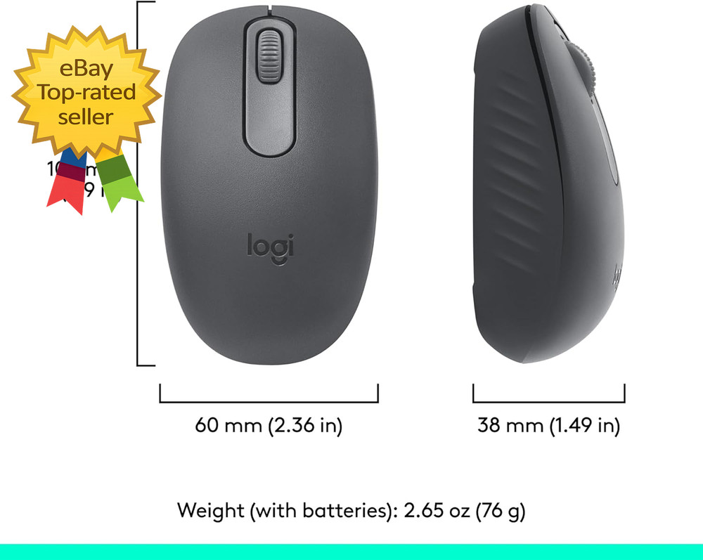 M196 Bluetooth Wireless Mouse Compact and Portable Mouse for Laptops Tablets