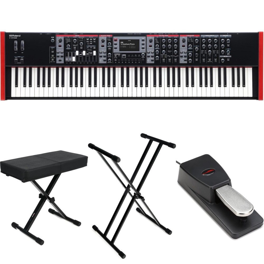 Roland V-Stage88 Stage Piano Essentials Bundle