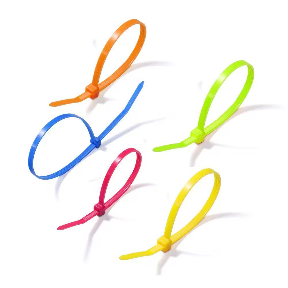 8In Standard Cable Zip Ties 100 COMBO Pack (Assorted Colors)
