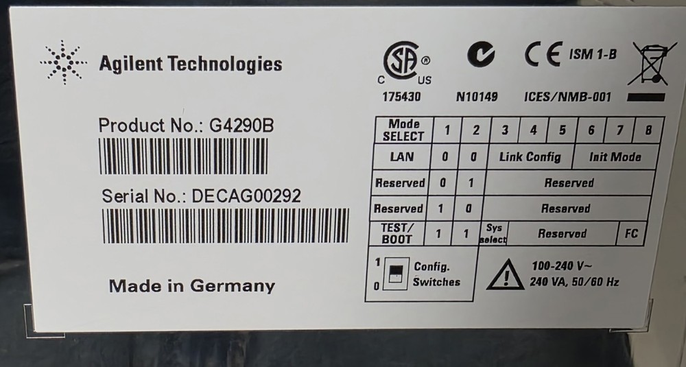 Agilent 1220 Infinity LC G4290B