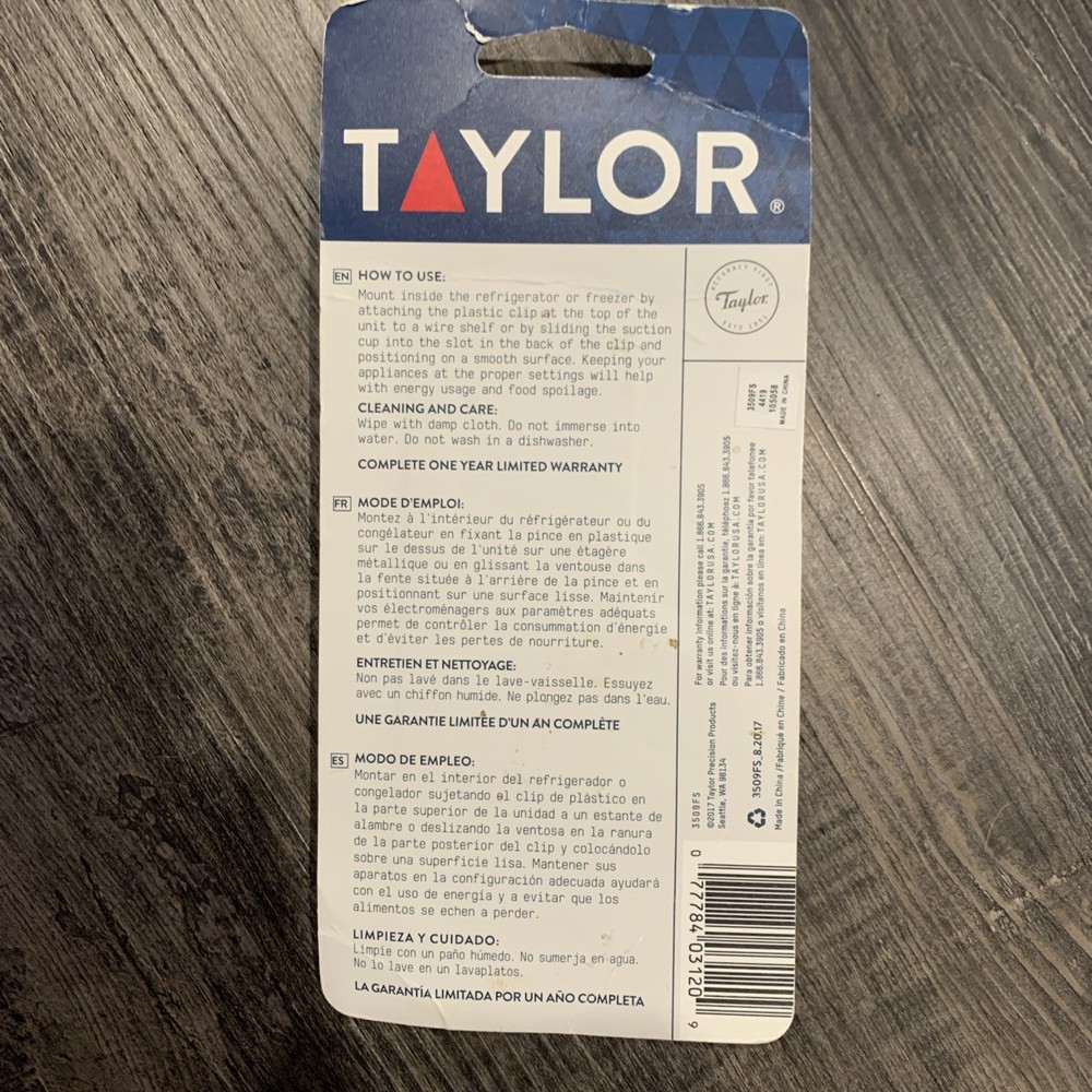 Taylor Precision, 3509FS, Thermometers (New)