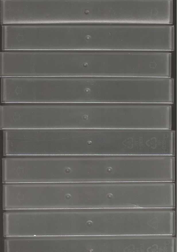 10 X Video CLEAR  VHS empty Cases/Covers BRAND NEW