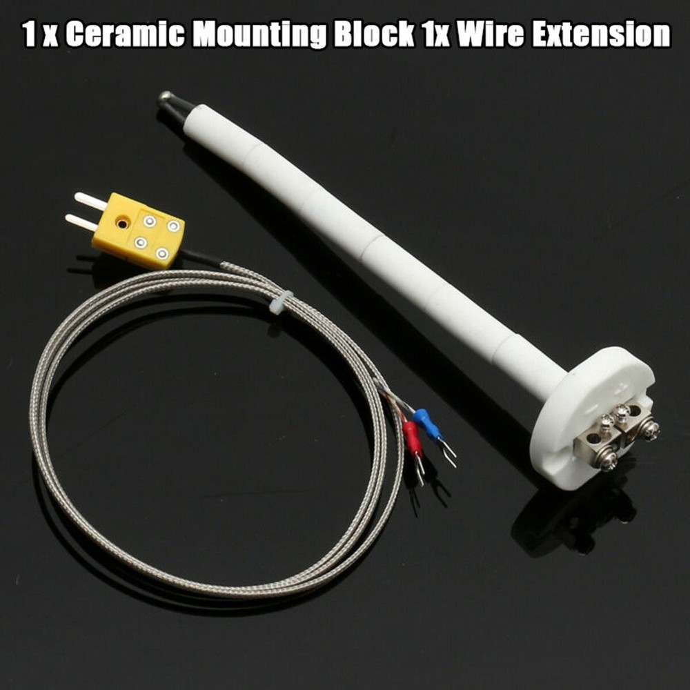Type K Thermocouple Core Ceramic Kiln Probe High Temperature Measuring Tool