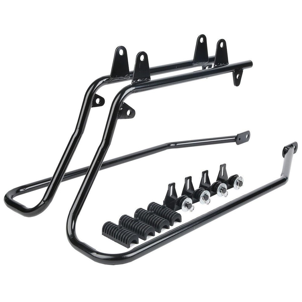 Black Hard Saddlebags Conversion Bracket ABS Plastic BHSCBFFHHS8