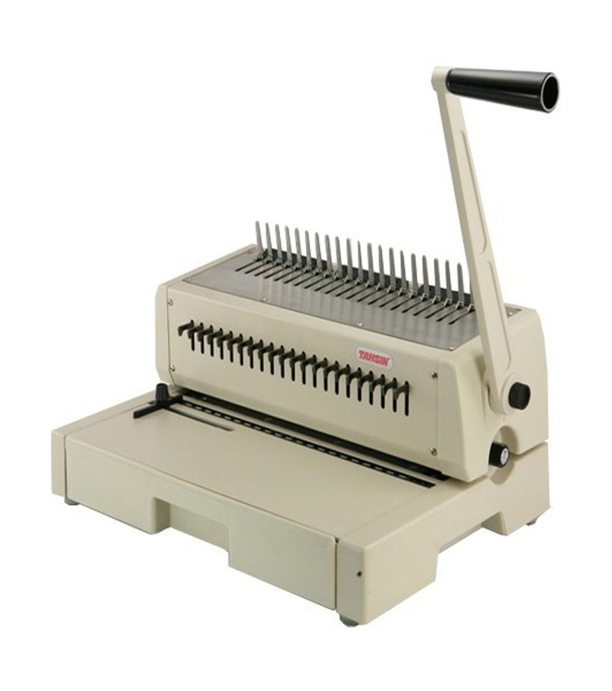 210PB Manual Comb Binding Machine, 20 Sheets Max. Punch Capacity, 425 Sheets ...
