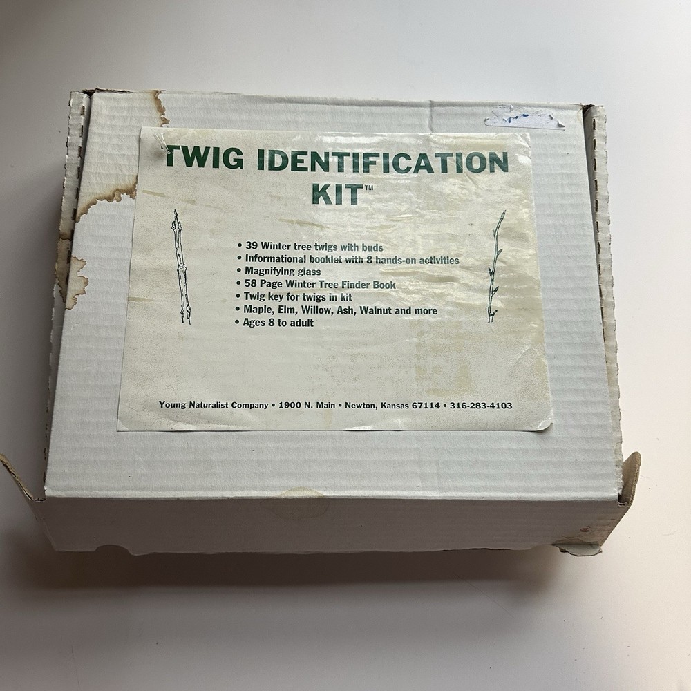Vintage 70s Twig Identification Kit Tree Microscope Slides Nature