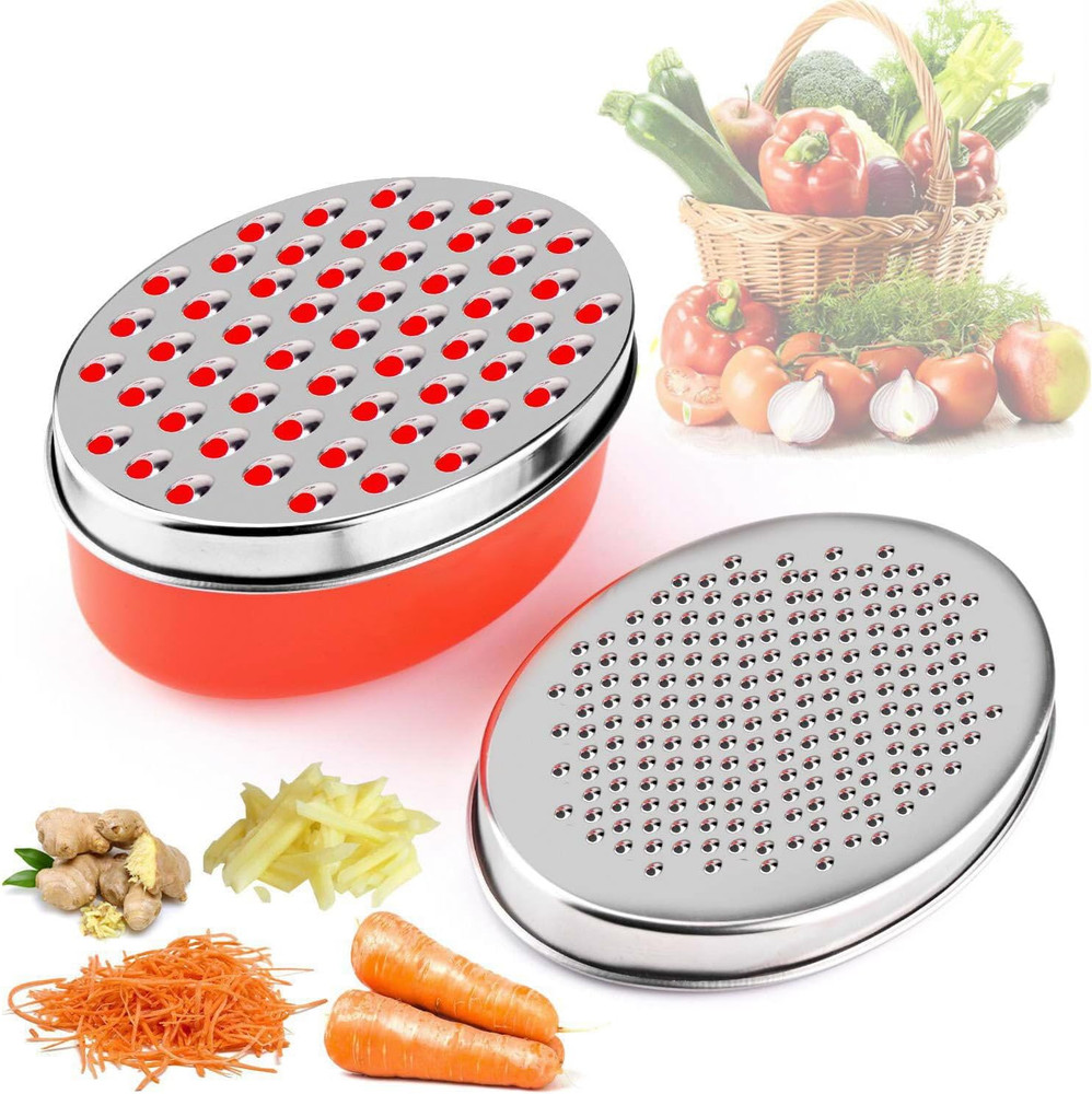 Cheese Grater with Airtight Storage Container,Cheese Shredder&Vegetable Grate...