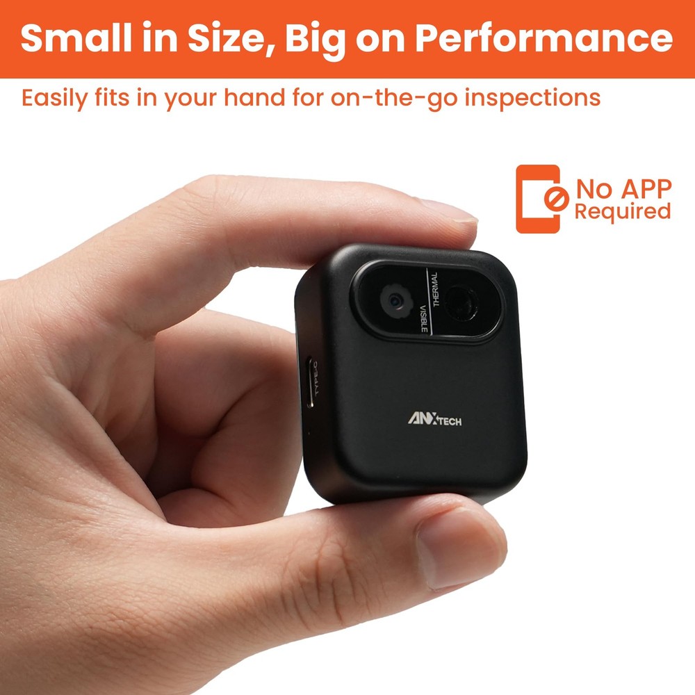 ANXTECH Small Thermal Imaging Camera for Beginner – Mini Imager Black