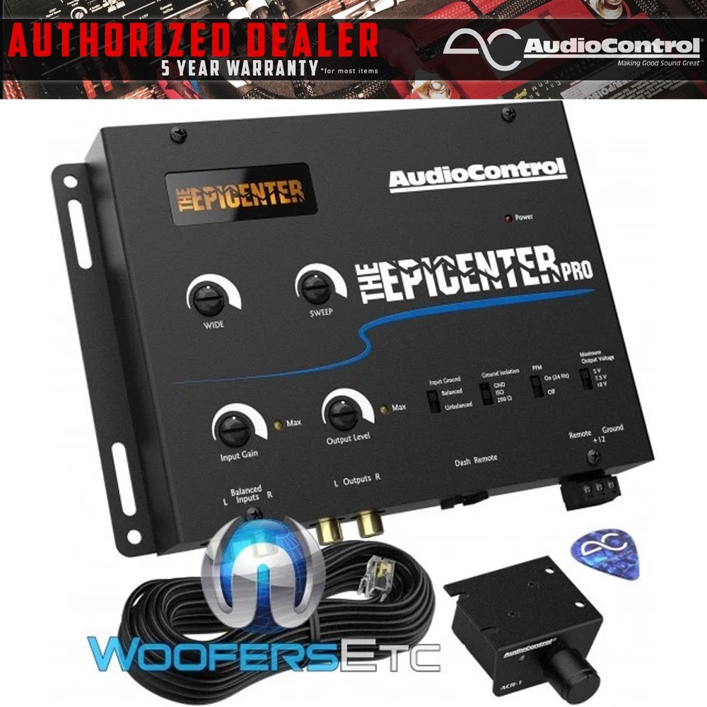 AUDIO CONTROL EPICENTER PRO MEGA BASS ENHANCER PROCESSOR WITH LINE DRIVER NEW