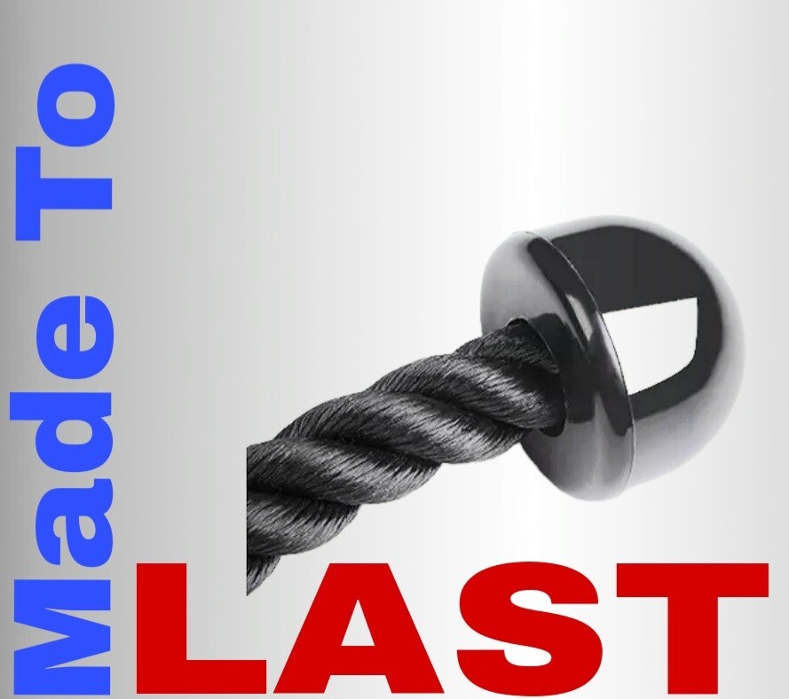 Tricep Rope Arm Push Up Pull Down Press Bar Gym Cable Attachment Exercise US