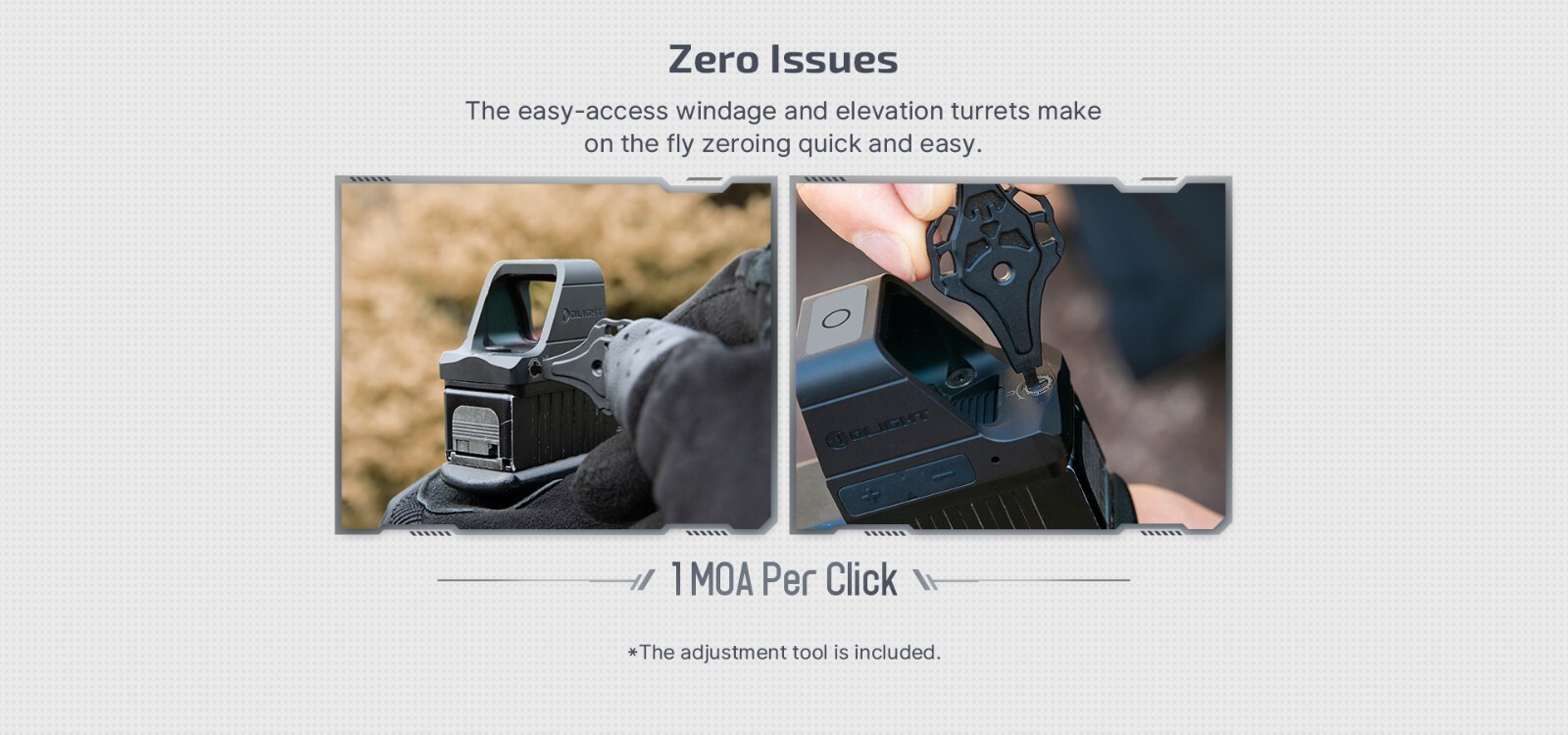 Olight Osight Red - See the Power, 3 MOA, Industry's 1st Magnetic Charging Cover