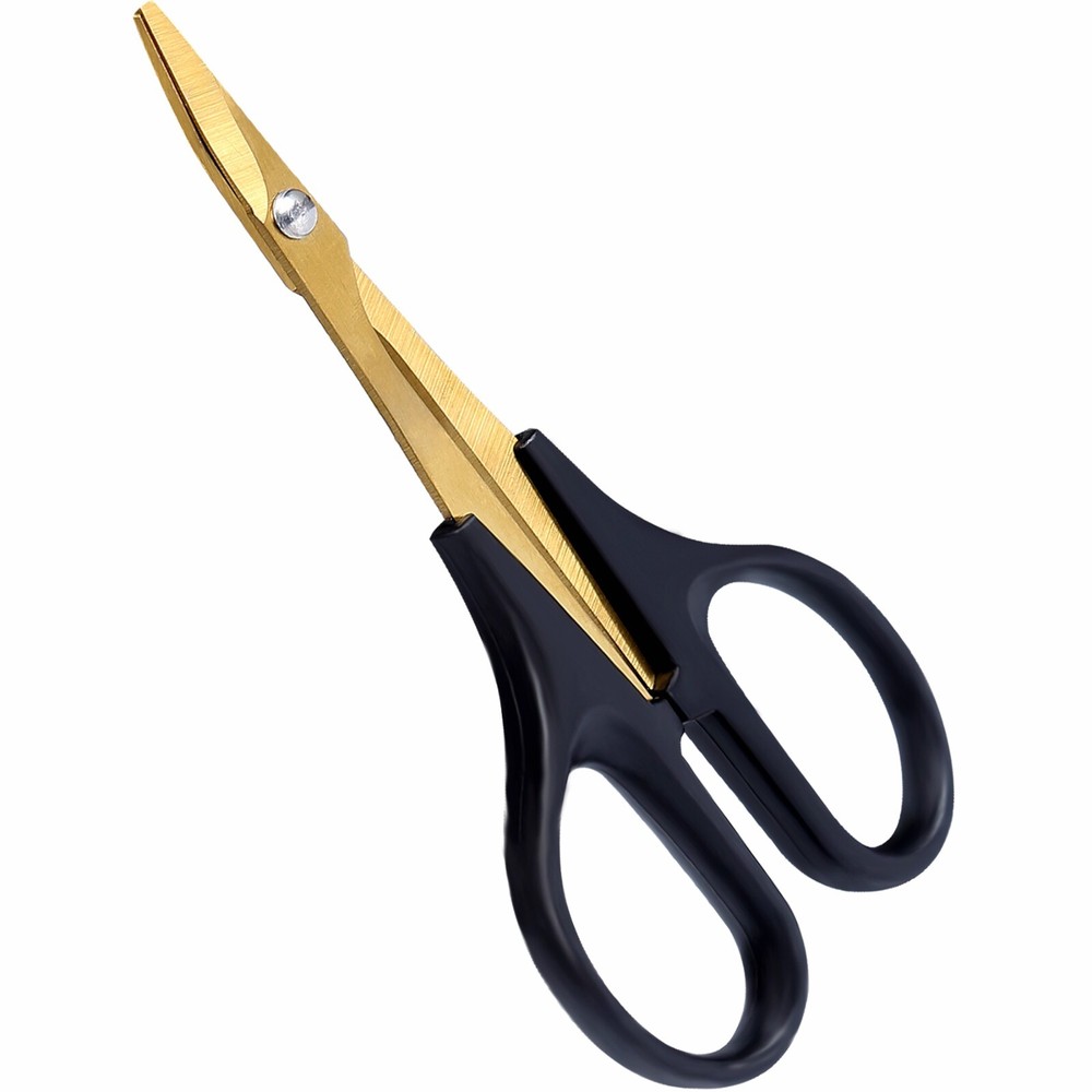 Heavy Duty Titanium Nitride Coating Scissors With Ergonomic Handle-Black