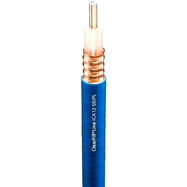 1/2" Plenum-Rated Coax Cable with air dielectric Blue