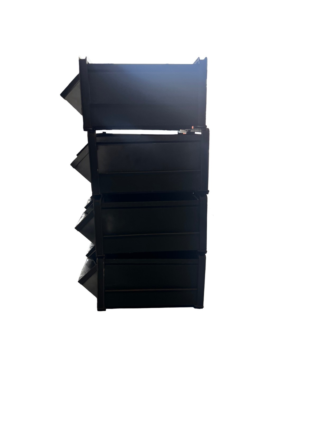 Steel Storage Drawers w/Stackable Frame Old Green L:20" x W:10" x H:8.5"