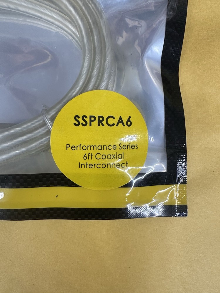Stinger SSPRCA6Performance Series6ft CoaxialInterconnect