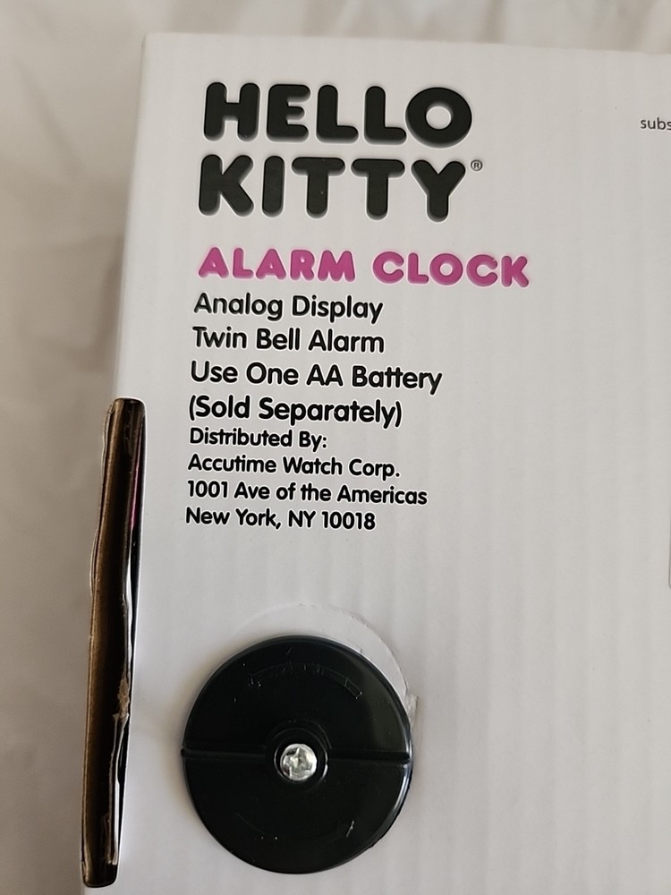 Hello Kitty Alarm Clock (Brand New)
