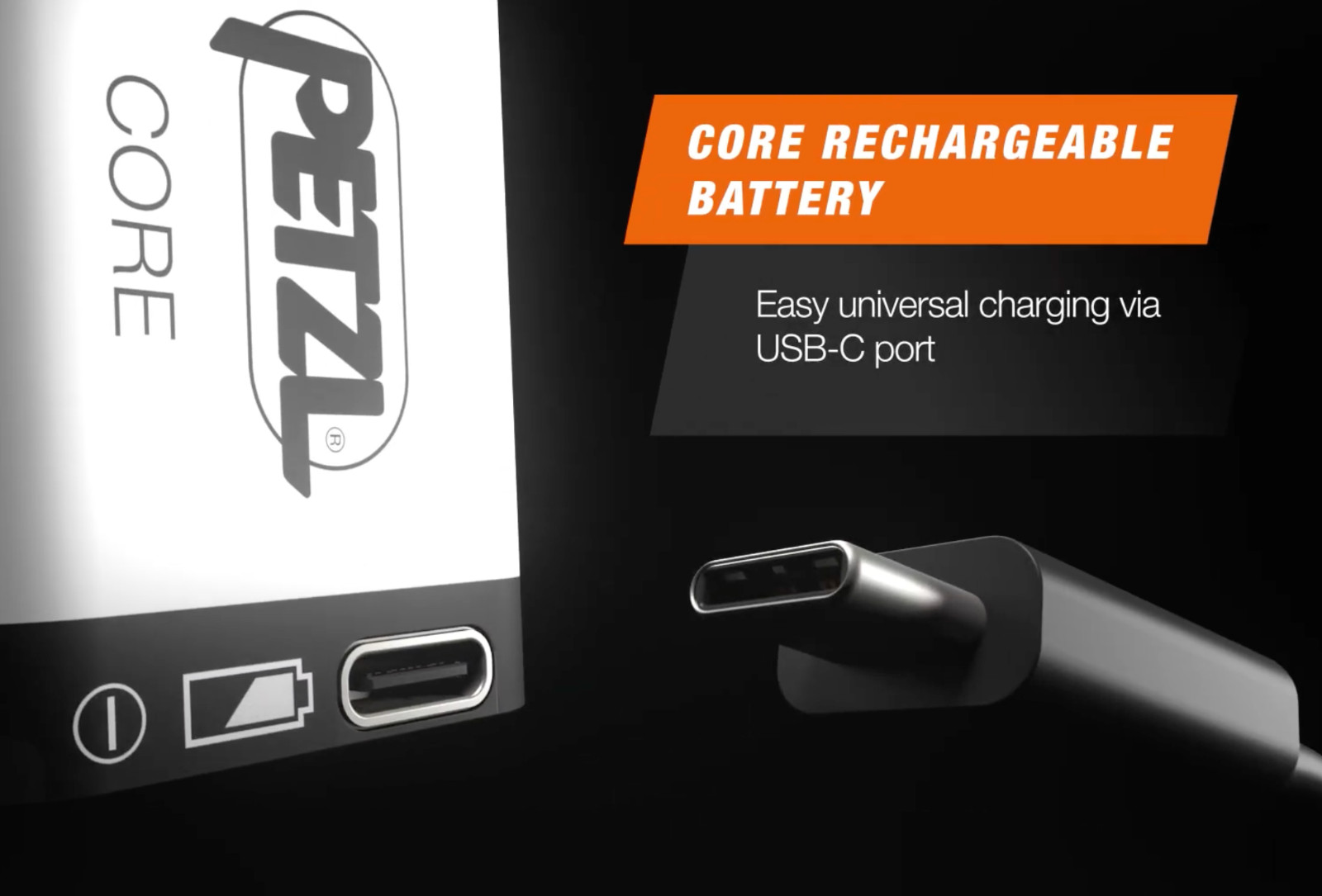 Petzl Core 2 Headlamp USB-C Rechargeable Lithium Hybrid System Batteries 2x NEW!